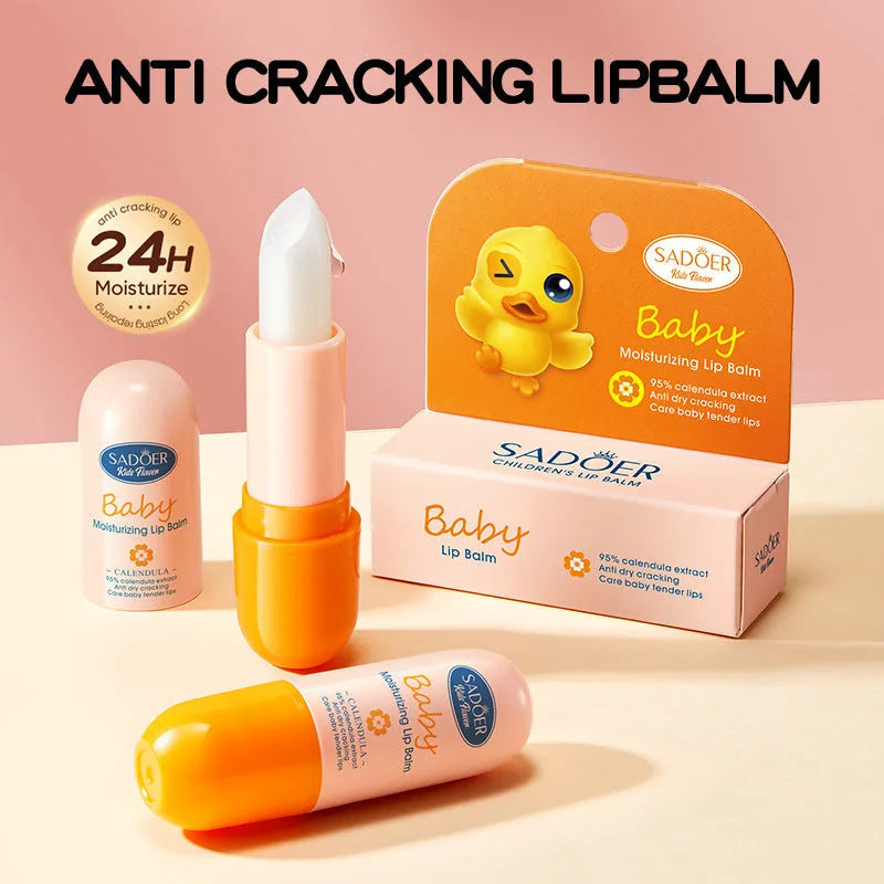 Anti-chapped lip moisturising lipstick showing multiple variant formulas with net content measurements