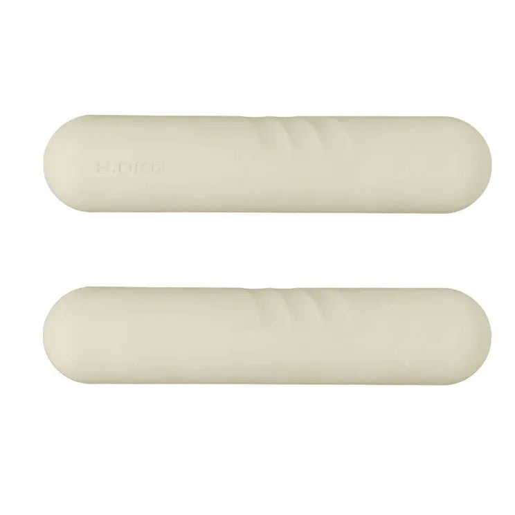 Silicone edging hand-drawn dumbbell stick in selection of colours with cast iron construction