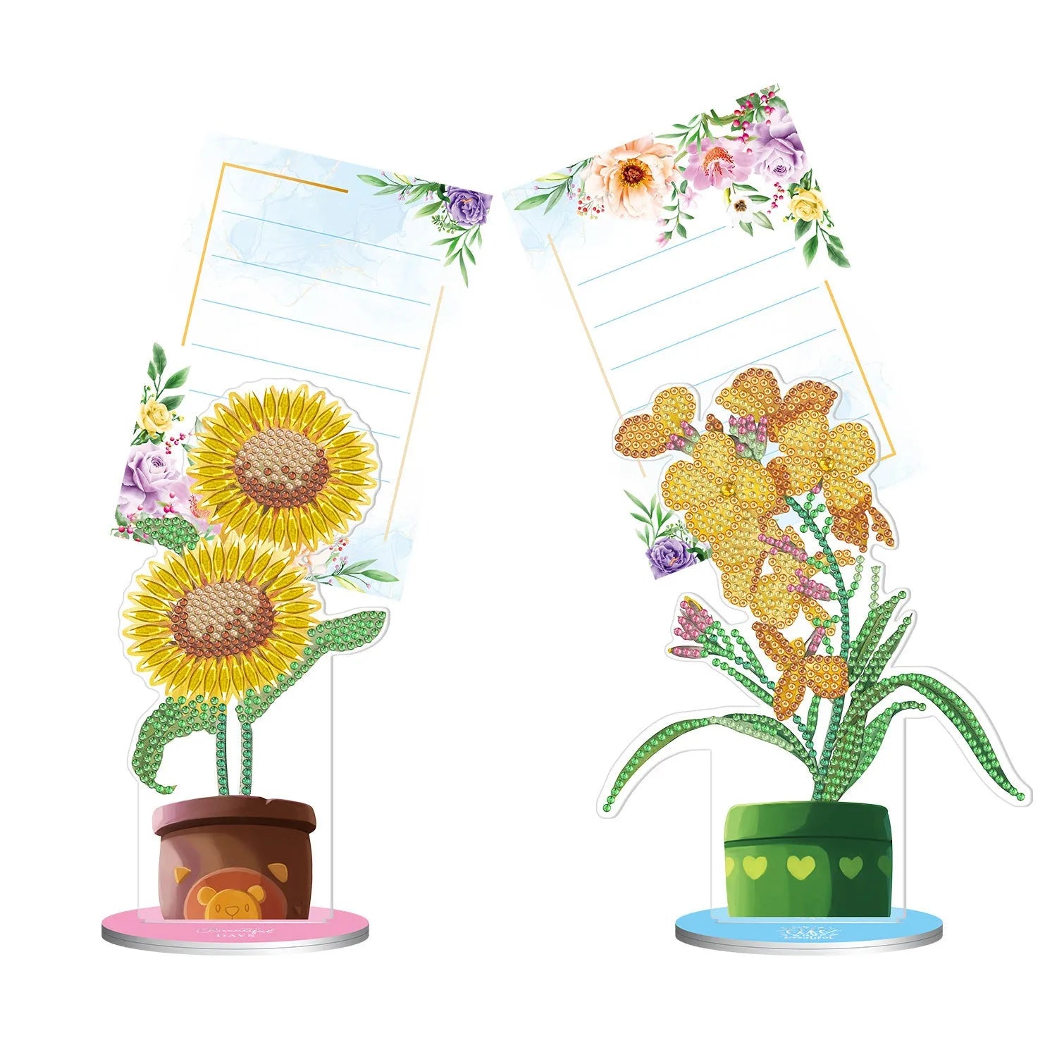 American handmade diamond painting note clip decorative desktop craft 19cm dimensions