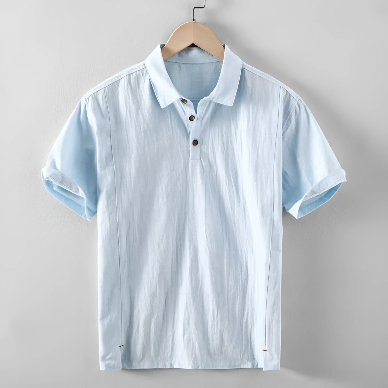 Men's linen leisure shirt in loose fit available in multiple colours with size range S to 4XL