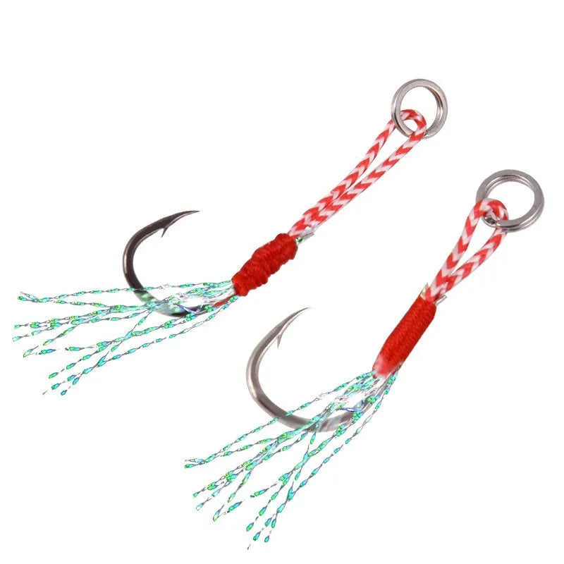 Bright wire iron plate single fishhook for sea fishing, shown in sizes No. 9 through No. 14.