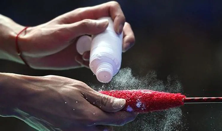 White magnesium carbonate sports anti-slip powder container for badminton, tennis and weightlifting grip