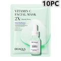 White gel collagen face sheet mask 30g with hyaluronic acid for moisturising and firming general skin types