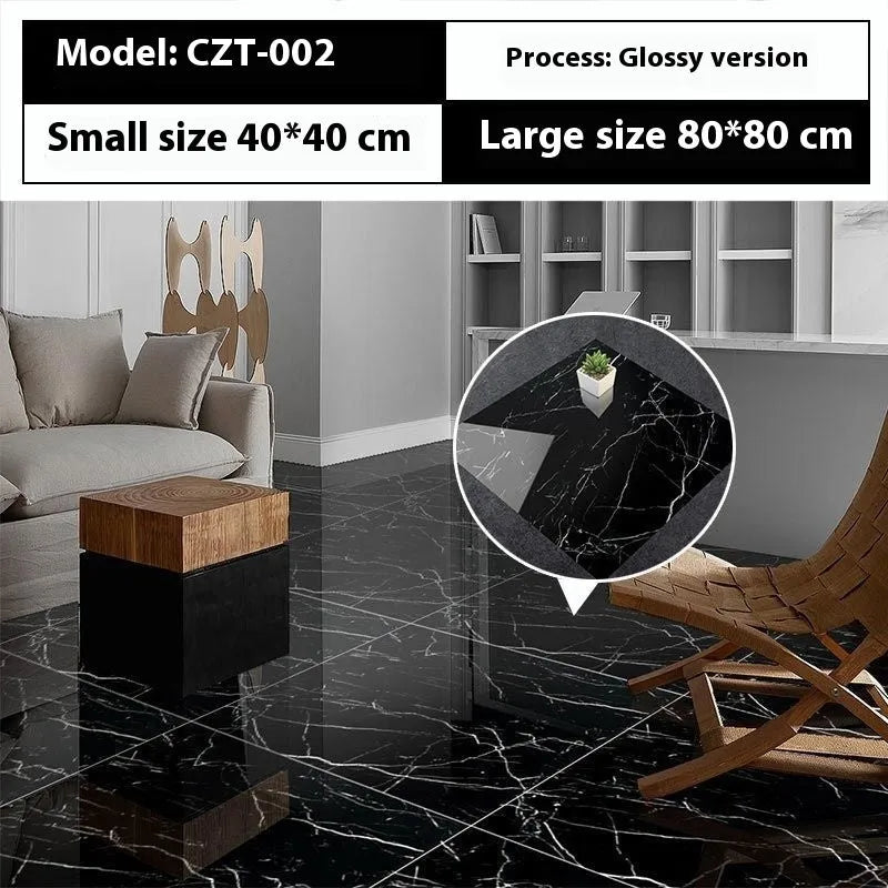 Marble simulation stone waterproof sticker 40x40cm geometric pattern simple modern bathroom kitchen