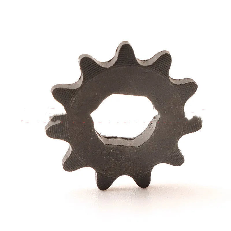 Motorcycle 11-tooth cast iron reduction spur gear with non-circular profile for 25hT8F chains