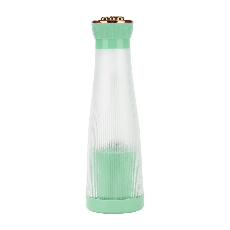 Portable electric juicer blender 400ml USB rechargeable white with cup and lid