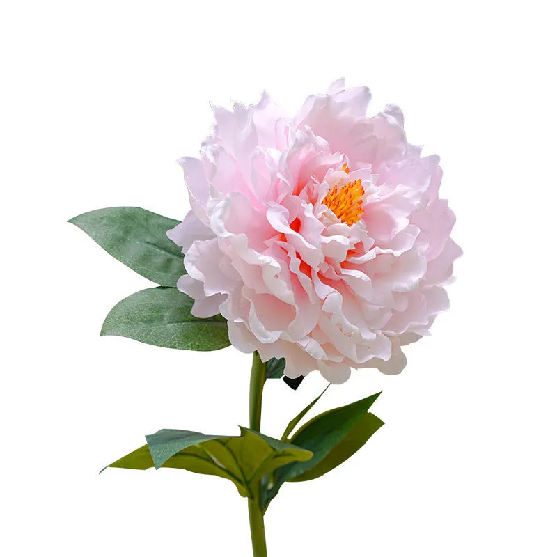 Solar landscape lamp peony simulation IP65 LED 730mm pink light yellow jade white
