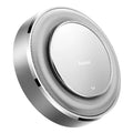 Aluminium alloy car fragrance diffuser with round perfume seat in black red or silver colour
