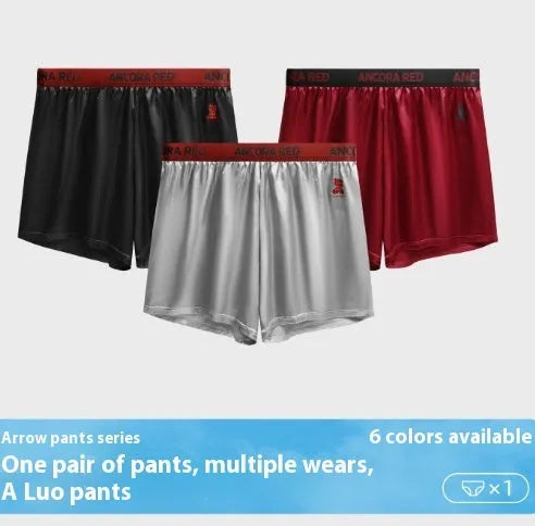 Men's solid colour boxer briefs on a white background showing mid waist design.