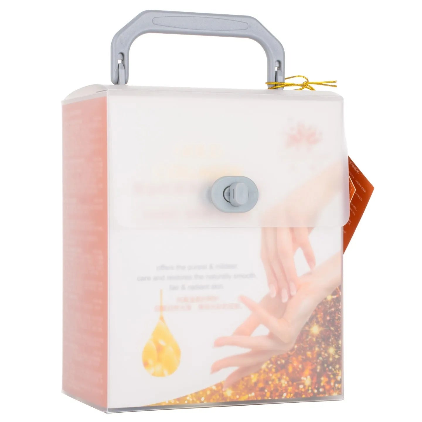 Gold Collagen Hand Care Set Standard Specification with six products and rose essential oil