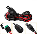 One drag two 2 m silicone LED roof spotlight wiring harness for automotive work light installation