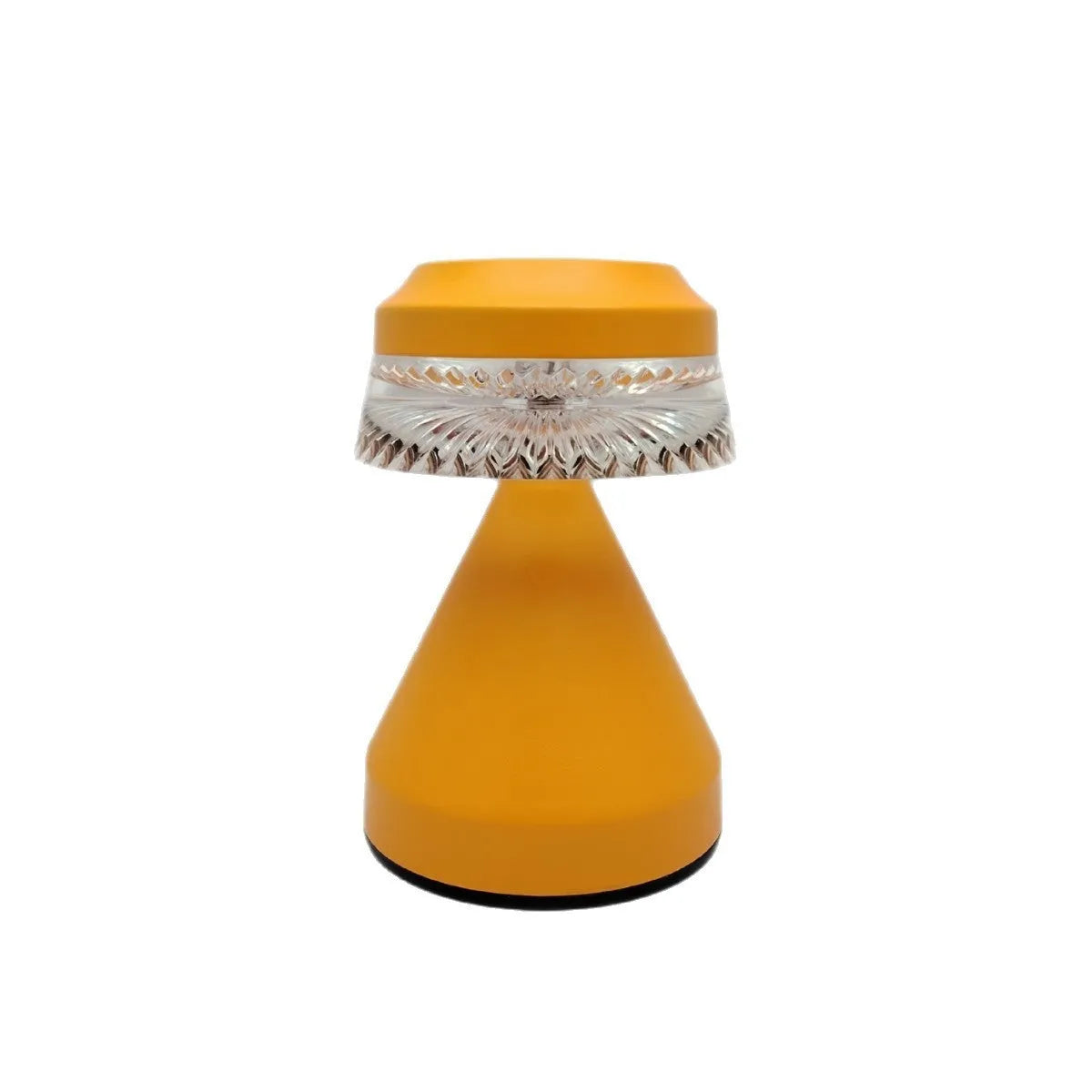 Small black, brown, or orange USB charging LED night lamp with dimming function.