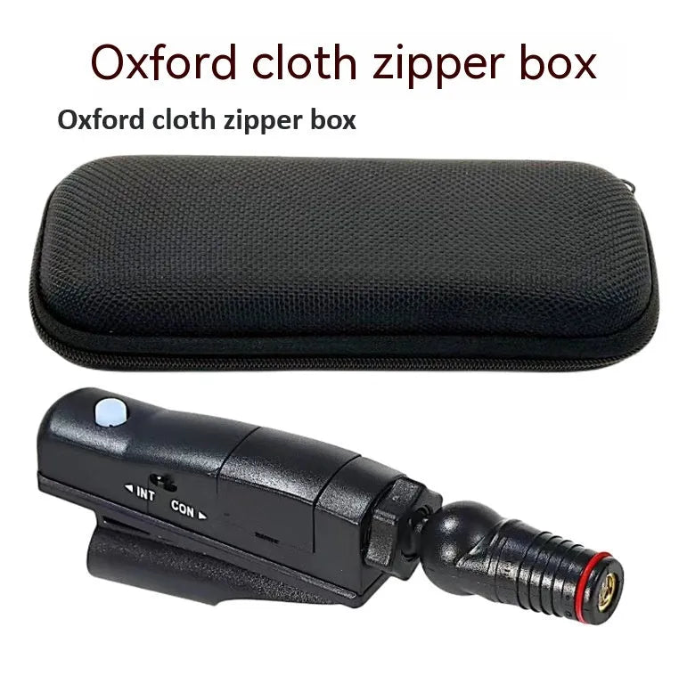 Golf putter laser aiming instrument for putting practice with tripod mount and storage box
