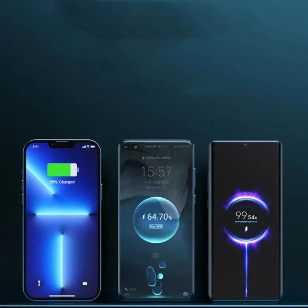Transparent cylindrical aluminium power bank with 10000mAh capacity in black or yellow