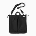 Marden Tooling military green canvas messenger bag with crossbody strap on a table