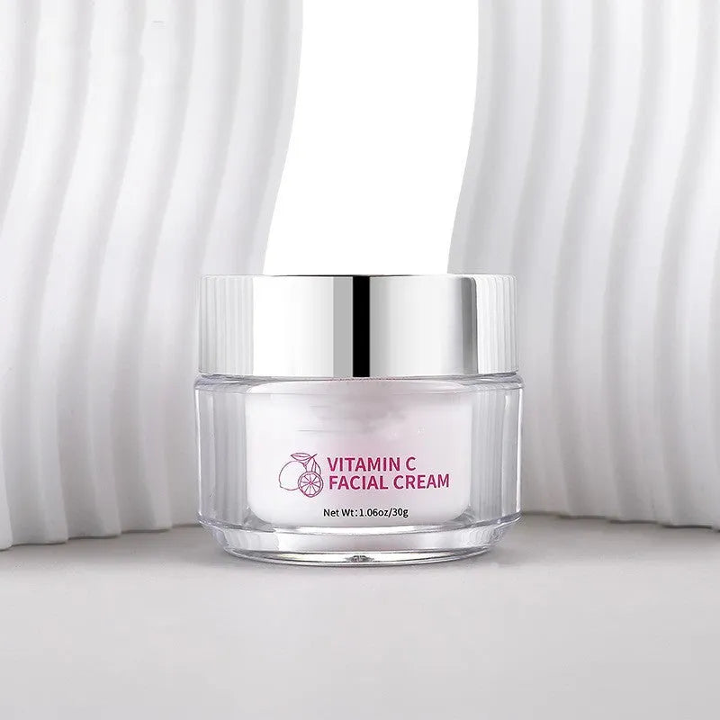 30g vitamin C face cream jar measuring 6x6x5.2cm for universal skin types