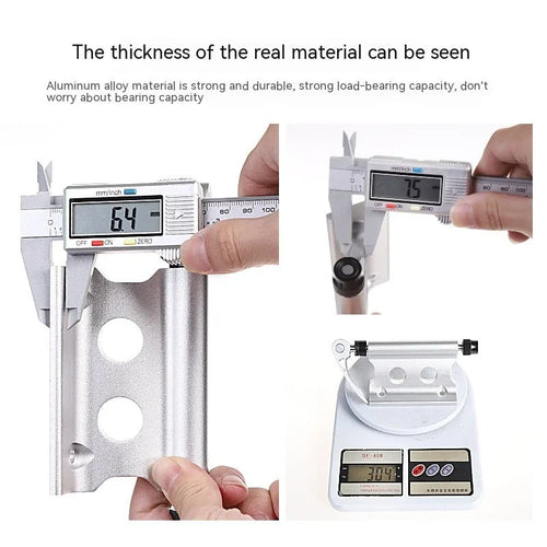 Silver metal bicycle front fork quick release fixing clip for wheel security