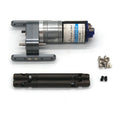 Alloy military remote control car accessories with grey metal components and black tyres
