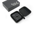 TourBox NEO black digital tablet auxiliary keyboard for video editing on a desk