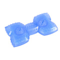 Freezable water-filled dog cooling teether chew toy in bone and circle shapes
