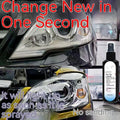 100ml bottle of car headlight restoration liquid for cloudy plastic lenses