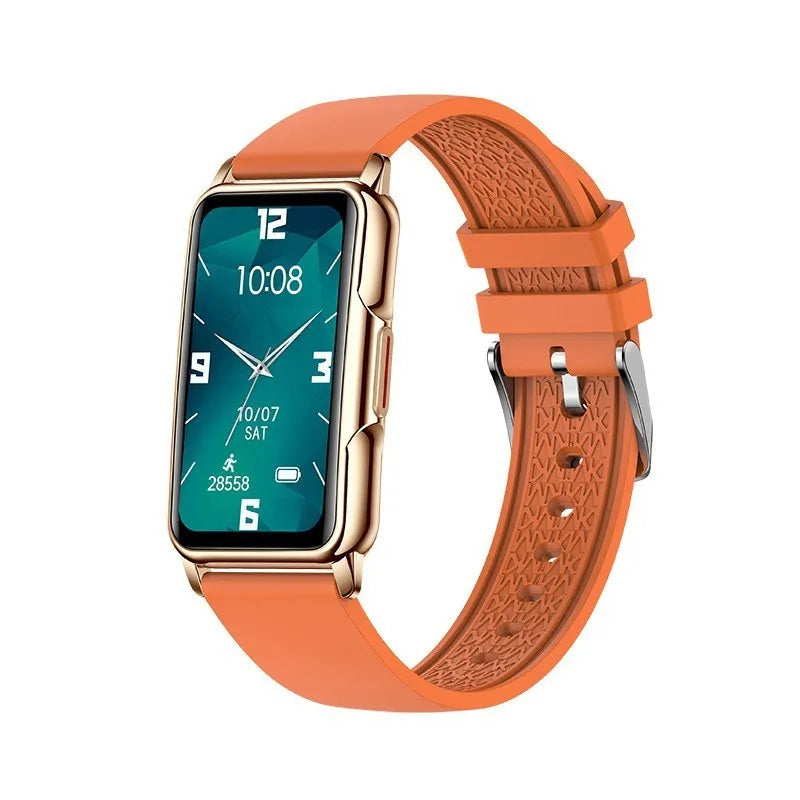 1.47 inch smart bracelet with TFT screen and silicone wrist strap