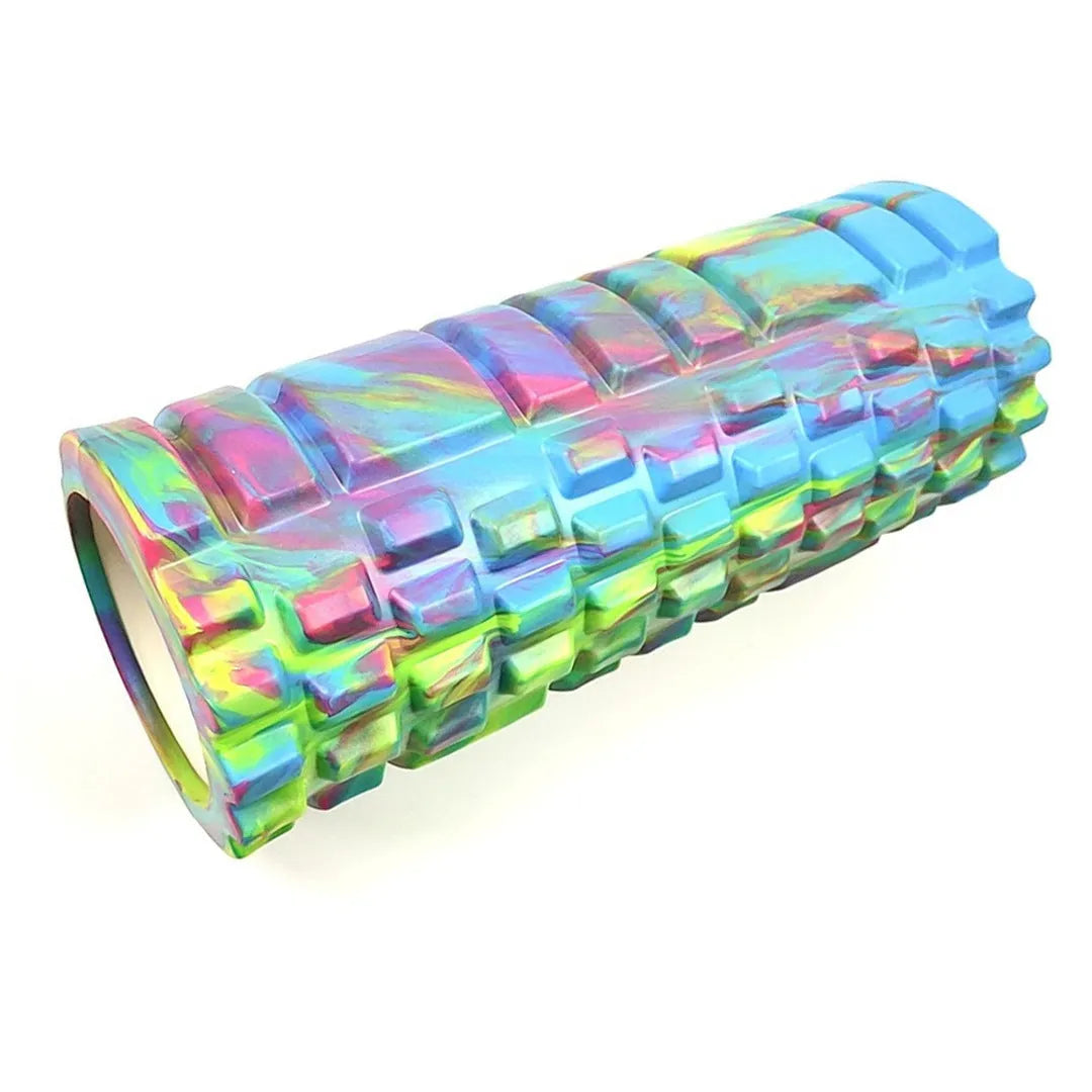 33cm camouflage pattern EVA foam roller for fitness and massage exercises