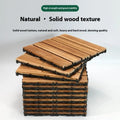 Camphor pine wood flooring tiles 30x30cm for balcony indoor outdoor use