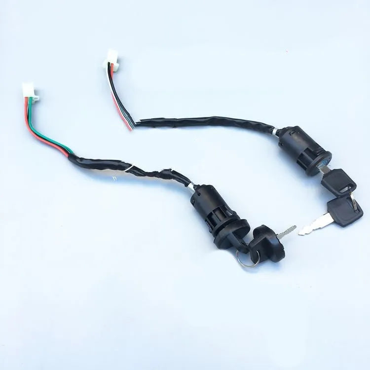 Waterproof electric car door lock with plastic housing for central locking systems