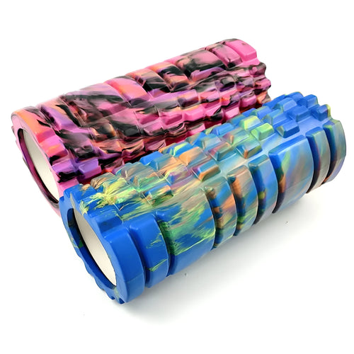 33cm camouflage pattern EVA foam roller for fitness and massage exercises
