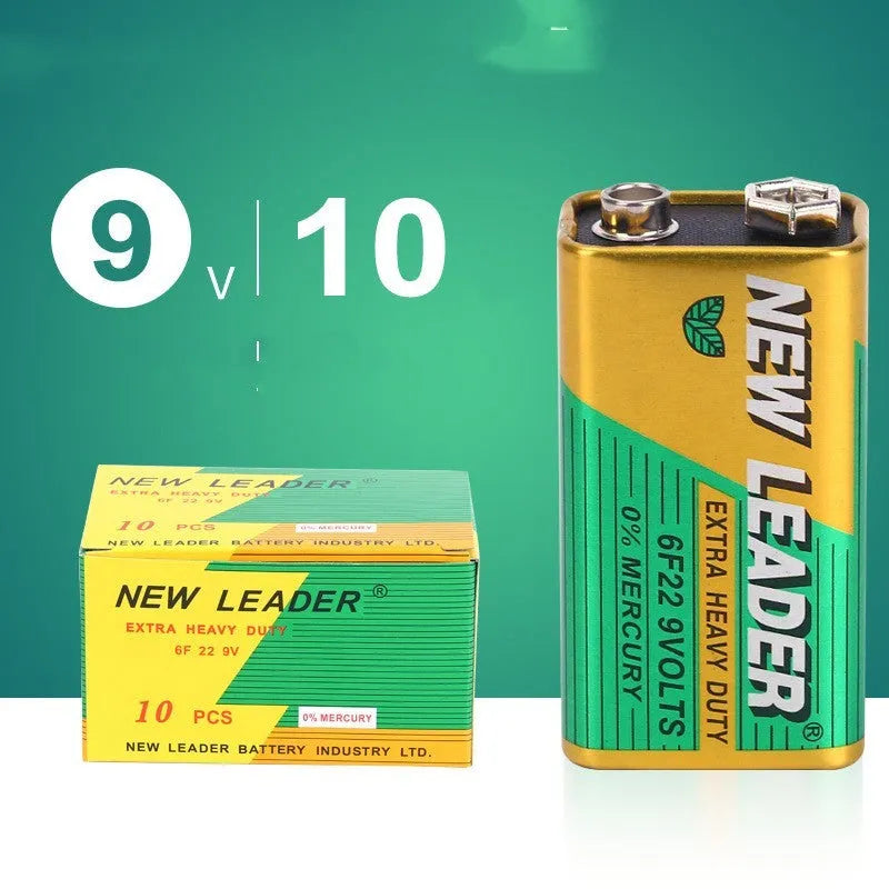Xinlida 9V alkaline battery with 6F22 model marking for walkie-talkies