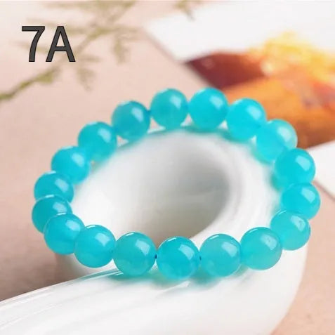Natural grade 7A Amazonite scattered beads for jewellery making in ice colour grades