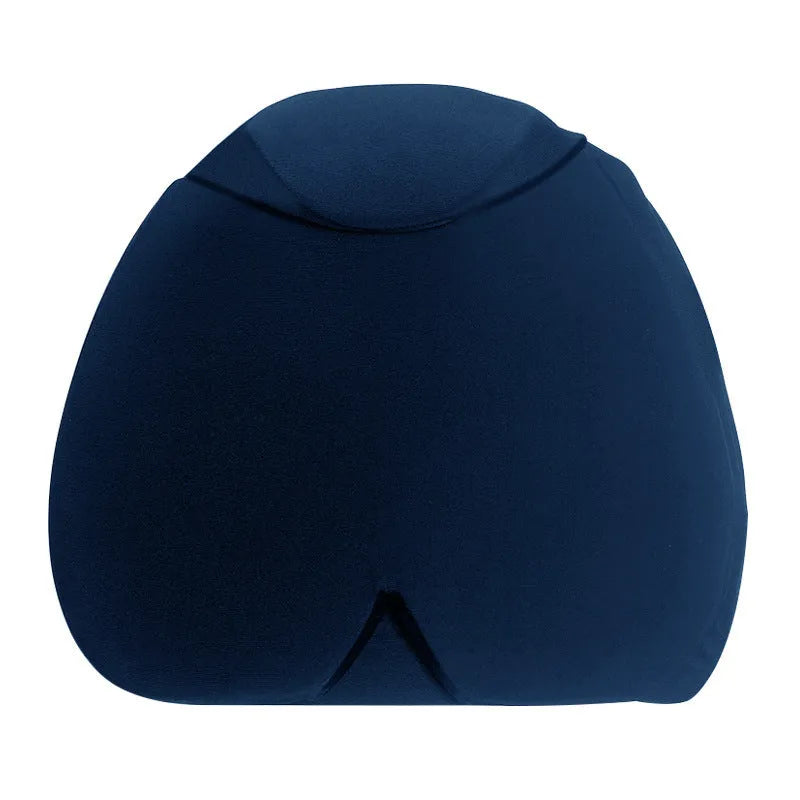 Simple solid colour cold compress cap with fully enclosed design for head cooling applications