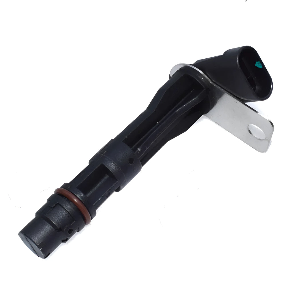 Black General Motors universal car sensor replacement part on a white background.