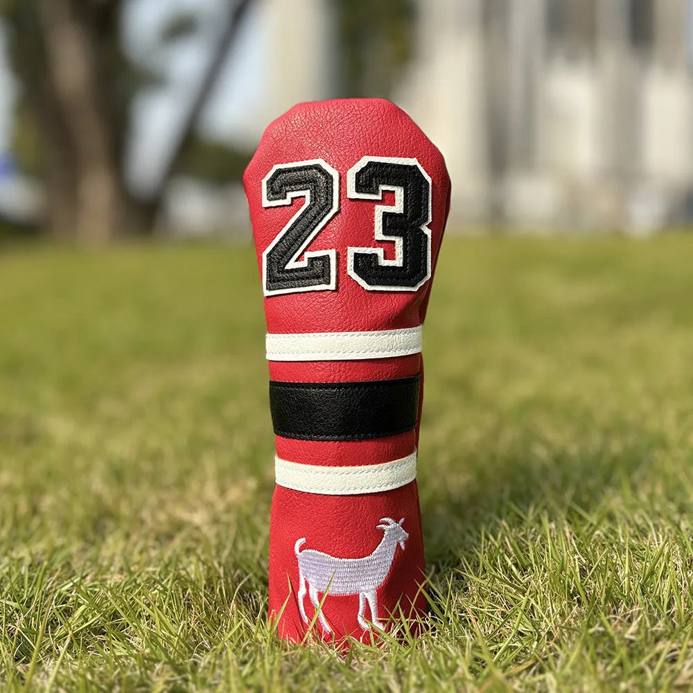 Ram golf club sleeve in PU material for No 1 Fairway wooden pole and square putter head protection.