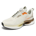 Low-top running shoes with rotating buckle closure in fly-knit mesh construction