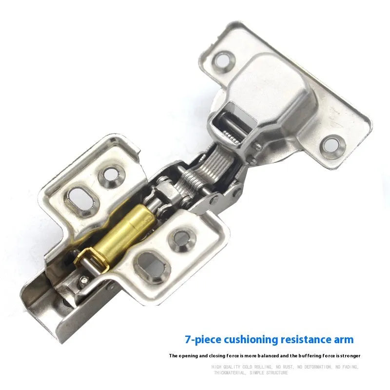 761 cold rolled steel hydraulic cabinet hinge with nickel plating showing three bend specifications
