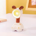 Cartoon animal DIY small night lamp with adjustable angle and magnetic base