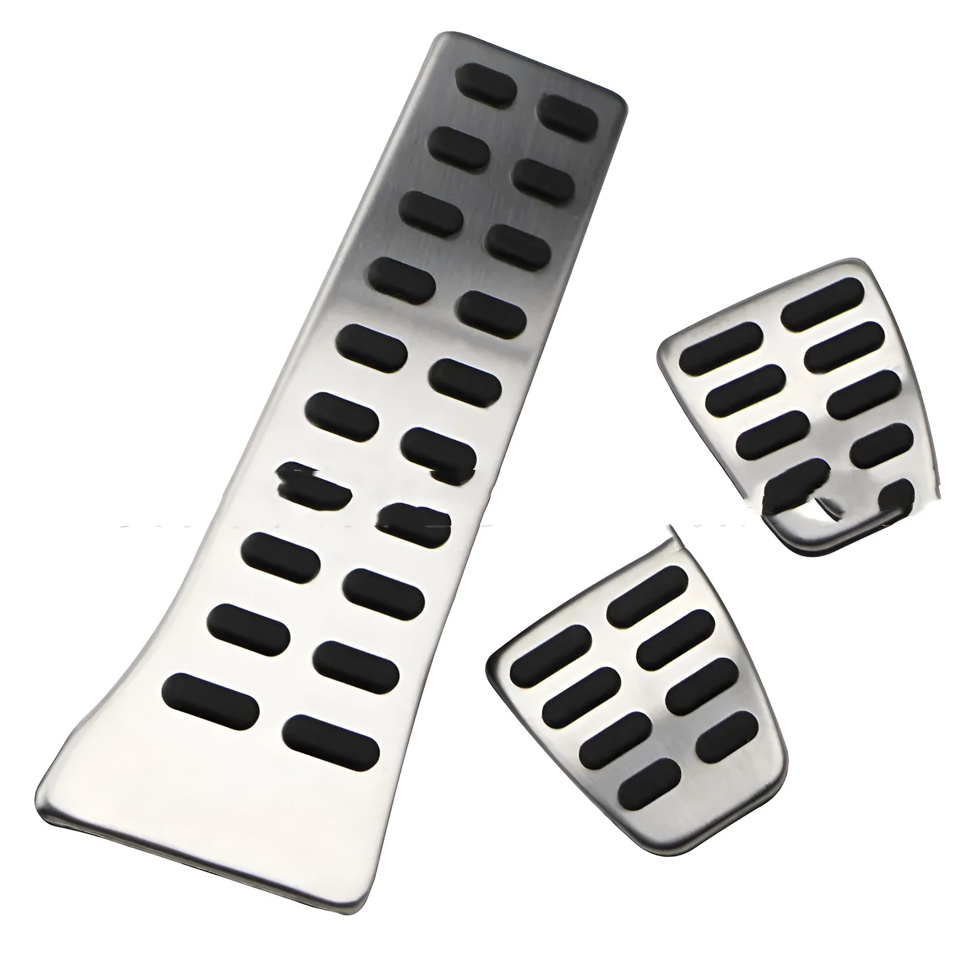 Stainless steel car accelerator pedal set for Hyundai vehicles.