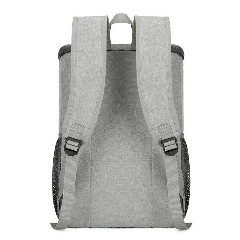 Large outdoor thermal insulation backpack in Oxford cloth with curved shoulder strap