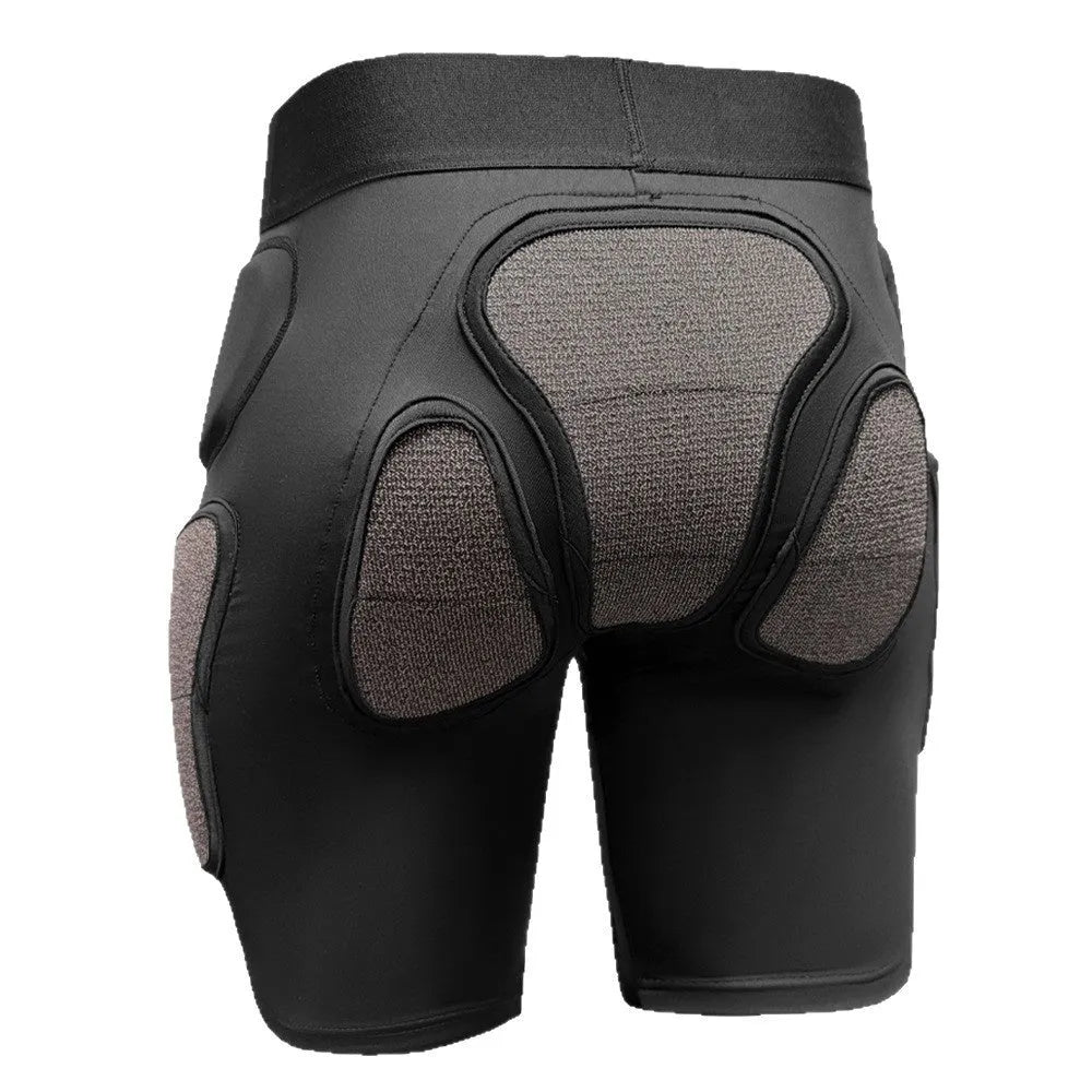 X-ray diffraction skiing hip pad and knee pad set for anti-fall protection in snow sports and cycling.