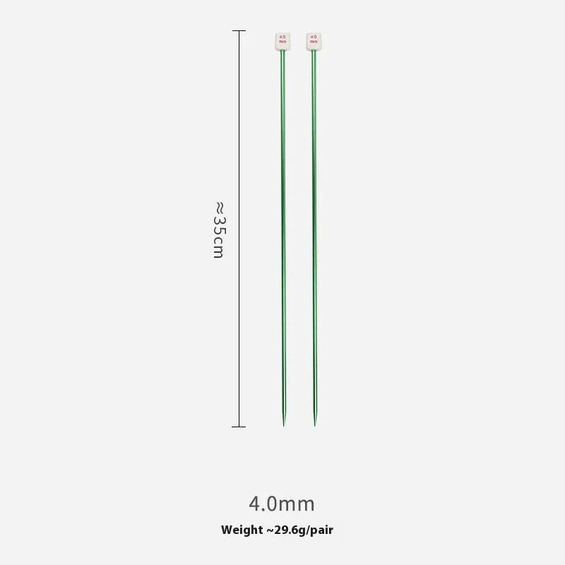 14-size crochet hook set with lengthened design and protective caps arranged by size