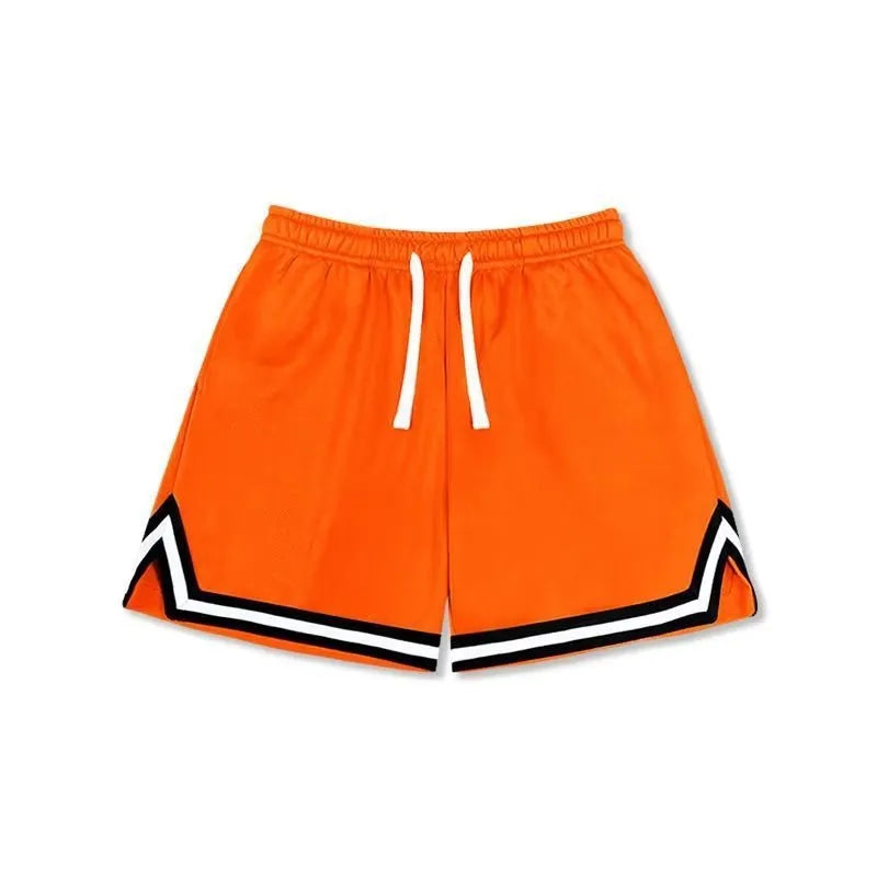 Men's loose sports summer shorts in medium elastic polyester fabric