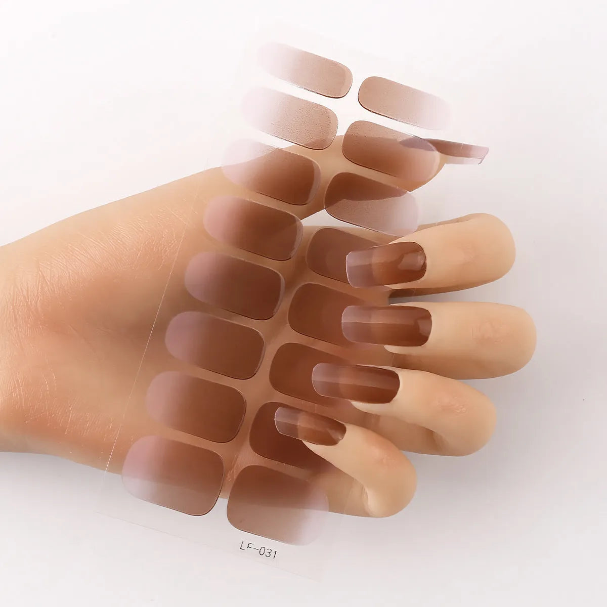 16 solid colour full nail stickers set with European and American simple designs including cross, rose, tulip patterns