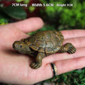 Resin turtle decoration for micro landscapes with simulation colouring