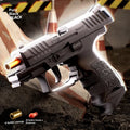 Miniature plastic toy gun 1911 with rapid-fire cartridge case ejection in Black colour option