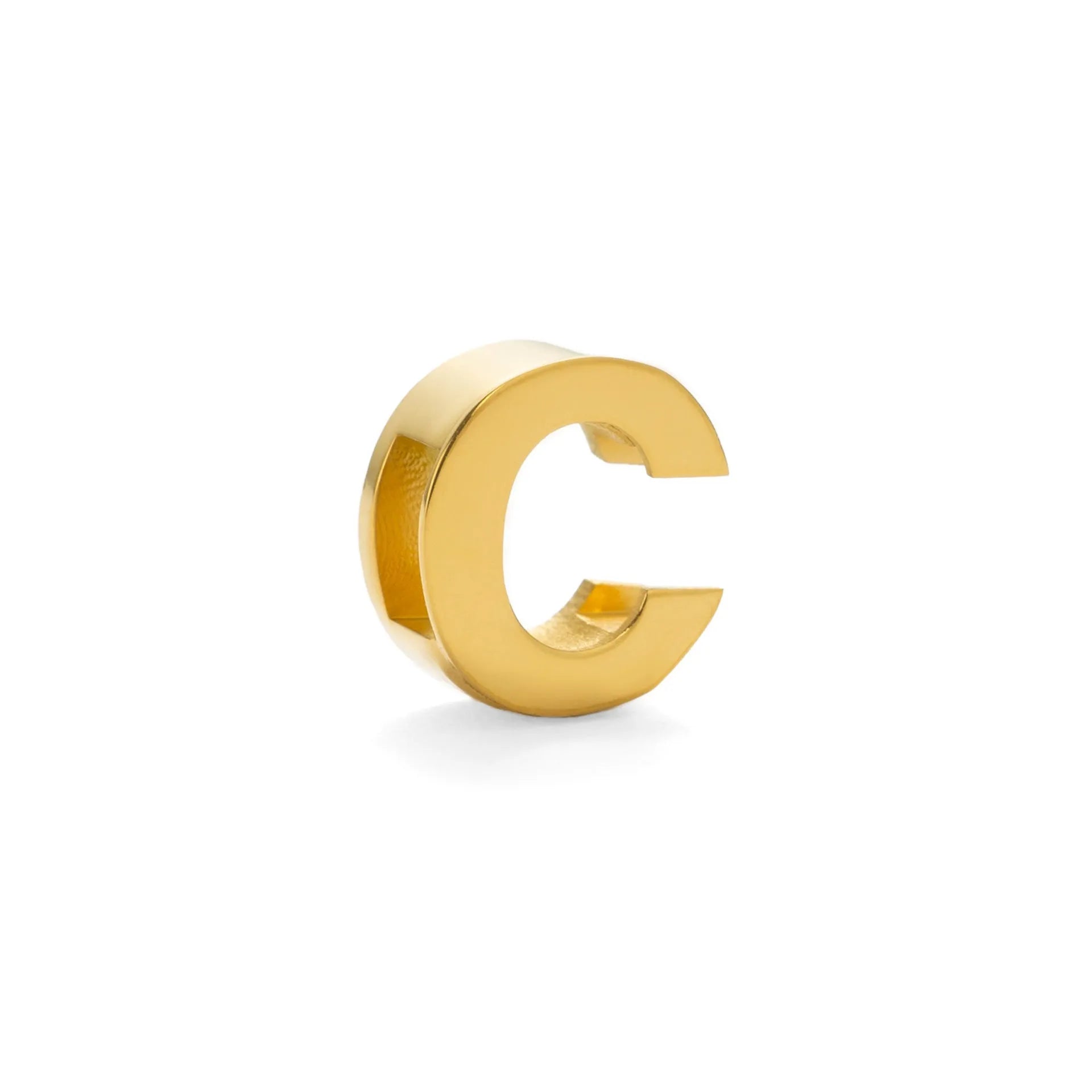 Titanium steel number and letter necklace with gold electroplated finish on grinding chain design