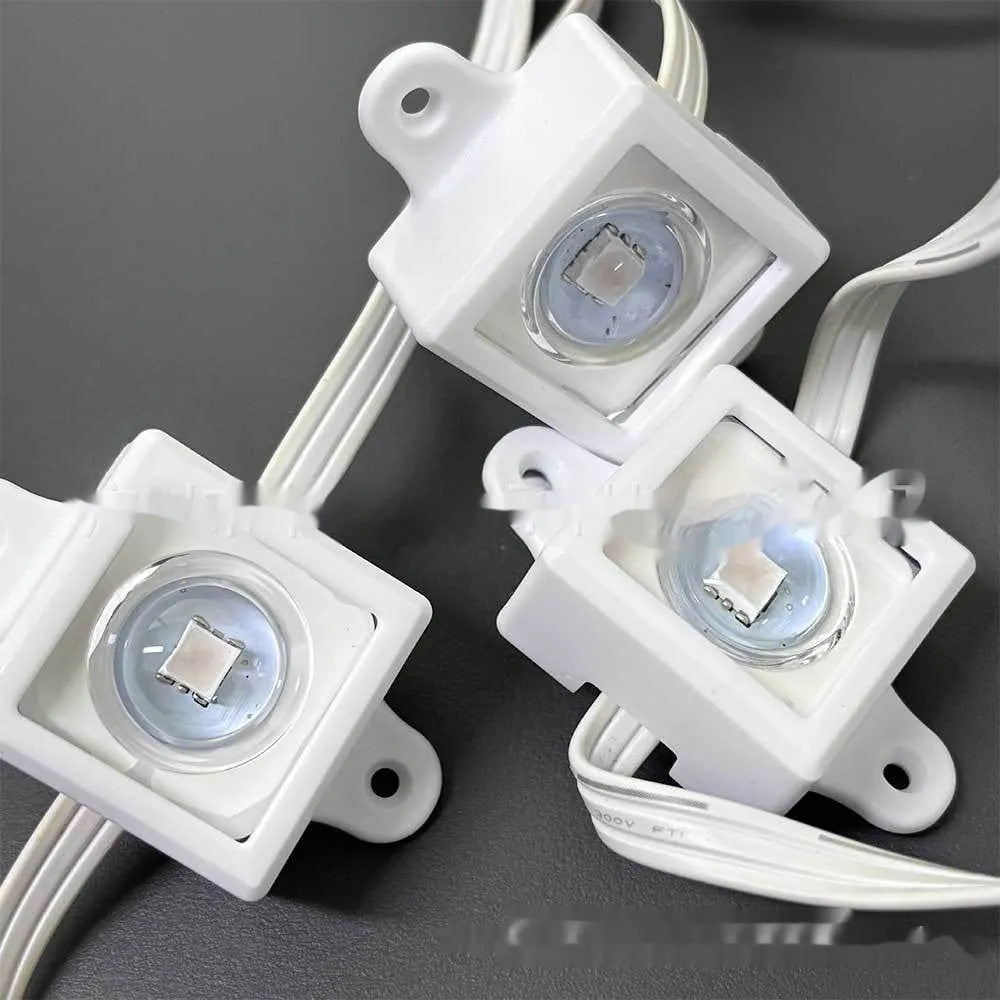 White plastic LED light protective lampshade, shown with dimensions 1.7cm by 6cm.