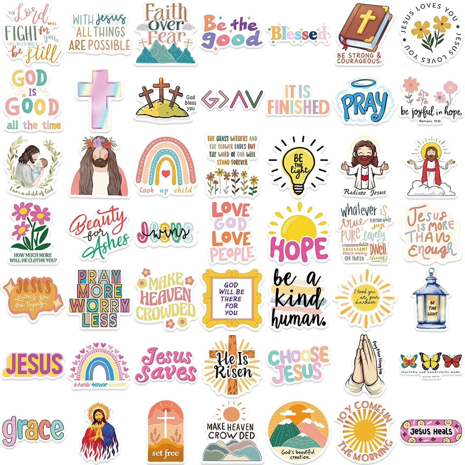 50 piece random pattern graffiti sticker set for wall and laptop decoration