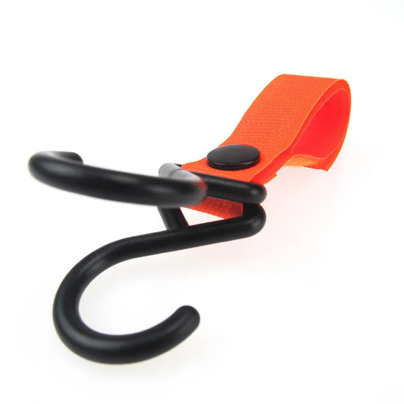 Nylon luggage Velcro hook in multiple colours for attaching items to backpacks and travel bags